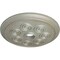 Ekena Millwork Spiral Ceiling Medallion (Fits Canopies up to 4"), Hand-Painted Flash Gold, 25 1/4"OD x 4"ID x 2"P CM25SPFLS - alternate 2